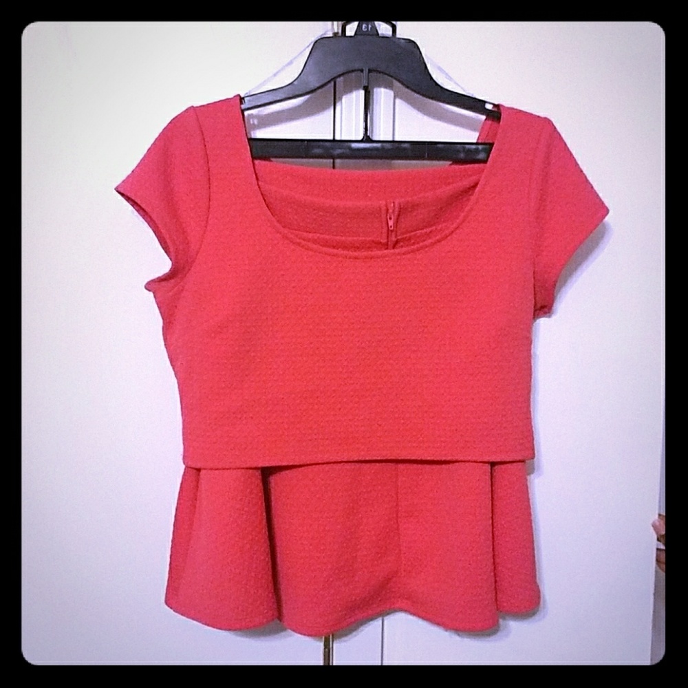 Two Piece Cropped Skirt Set